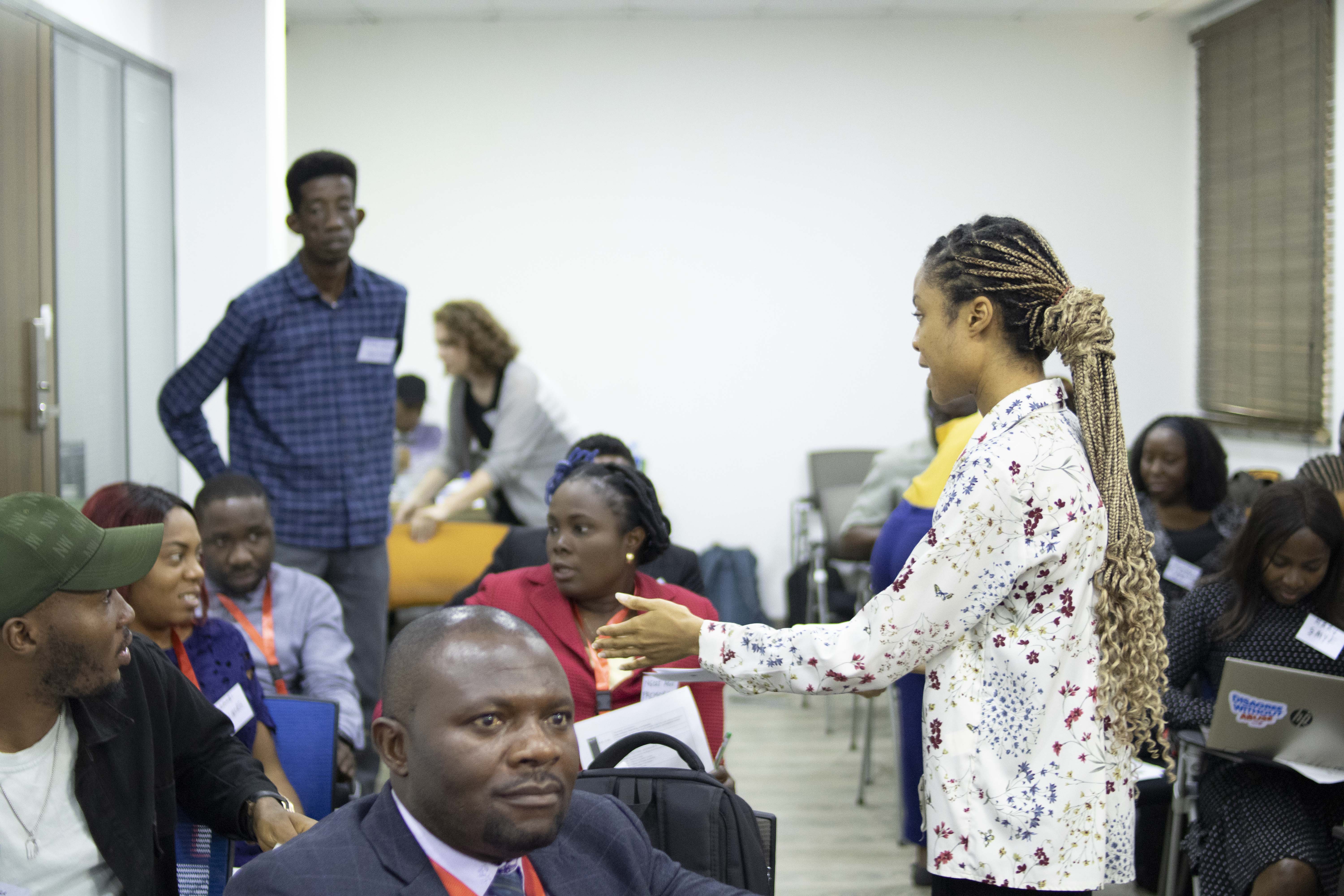 HCD consultancy group facilitation session